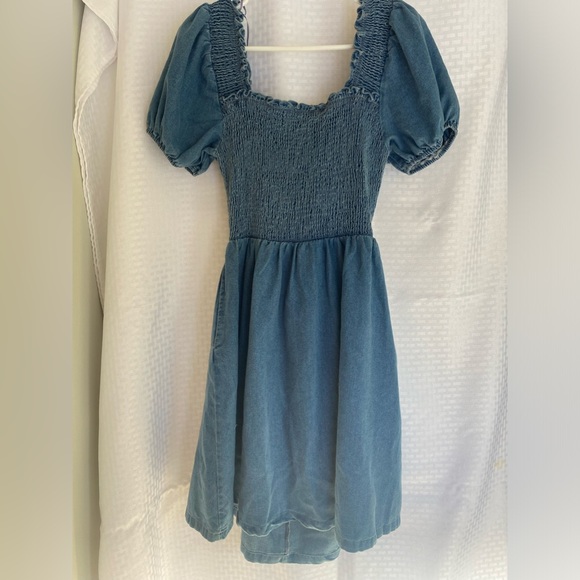 Denim dress with tie back, Mittoshop brand, nwt - Picture 3 of 14